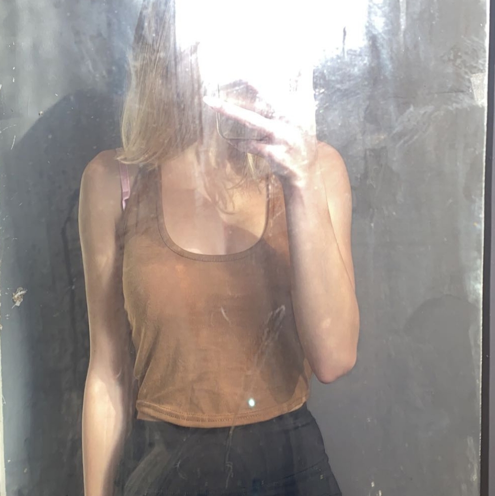 Around the neck crop top